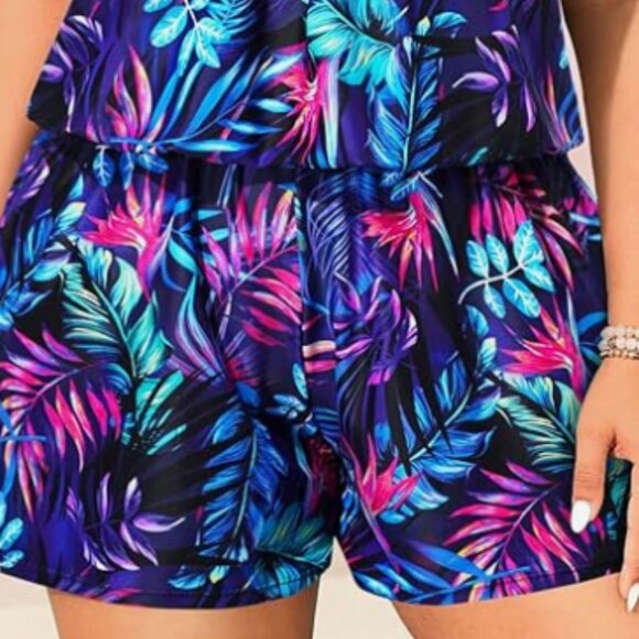 Brand New Plus Size Tempt Me Romper One Piece Swimsuit SZ 18 Plus - Picture 2 of 4